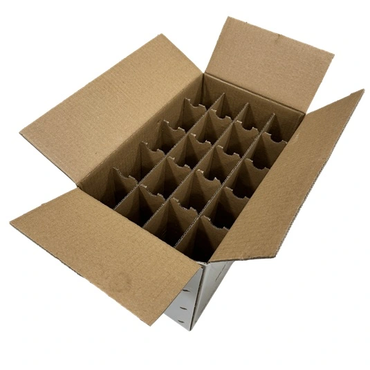 Cardboard divider box with 20 slots