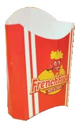 Kraft cardboard food box for authentic food presentation